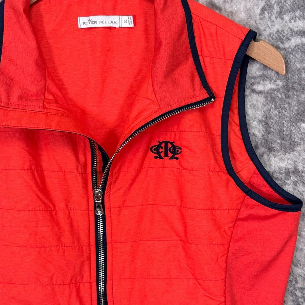 Peter Millar Hybrid Vest Medium Womens Menlo Country Club Golf Performance